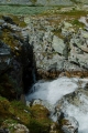 Národní park Rondane, potok poblíž jezera Rondvatnet, Norsko