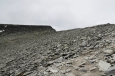 Národní park Rondane, cesta od jezera Rondvatnet na Rondeslottet, Norsko