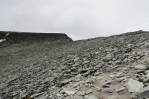 Národní park Rondane, cesta od jezera Rondvatnet na Rondeslottet, Norsko