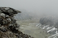 Výhled z vrcholu Vinjeronden, národní park Rondane, Norsko