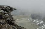 Výhled z vrcholu Vinjeronden, národní park Rondane, Norsko