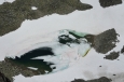 Výhled z vrcholu Vinjeronden, národní park Rondane, Norsko