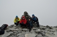 Na vrcholu Vinjeronden (2044 m), národní park Rondane, Norsko
