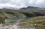 Nad jezerem Rondvatnet, národní park Rondane, Norsko