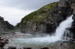 Vodopád Storulfossen na říčce Store Ula, národní park Rondane, Norsko