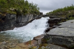 Říčka Store Ula, národní park Rondane, Norsko