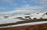 Sopka a ledovec Eyjafjallajökull.