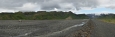 Panorama údolí Krossá a Thórsmörku