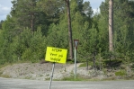 Oprava silnice v Norsku