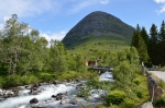 Norsko, odpočívadlo u silnice mezi Åndalsnes a Valldalem