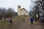 Románská rotunda sv. Jiří a sv. Vojtěcha.