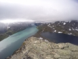 Jezera Gjende a Bessvatnet, Jotunheimen, Norsko