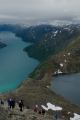 Jezera Gjende a Bessvatnet, Jotunheimen, Norsko