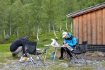 Poblíž jezera Valldalsvatnet, Norsko