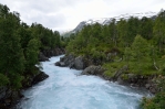 Poblíž jezera Valldalsvatnet, Norsko