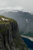 Trolltunga a okolí, Norsko