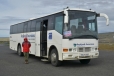 Náš terénní autobus, tedy s vyšším podvozkem a zkosenou zádí