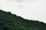 Paragliding z Malého Javorového.