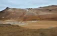 Hverir a hora Námafjall se solfatary