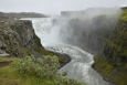 Dettifoss a kaňon pod ním