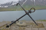 Kotva na vyhlídce u Ólafsfjörðuru 