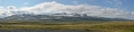 Panorama hory Tröllakirkja nad námi 