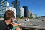 Novostavby v přístavní čtvrti Bjørvika, Oslo