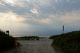 Pobřeží Baltu ve vesnici Stillinge Strand, ostrov Sjælland, Dánsko