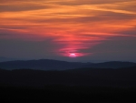 Hořící nebe.