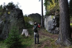 Cvičné skály.