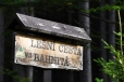 Lesní cesty jsou v VVP označeny jmény.