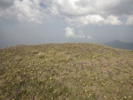 Na vrcholu Aždahak (3597 m) v pohoří Geghamy, Arménie