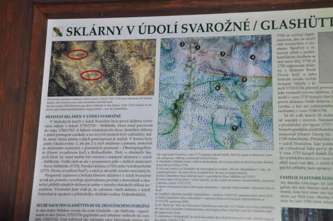 Živo zde bývalo. Sklářské hutě vznikly na mnoha místech v hlubokých lesích na březích potoků a dávaly místním možnost dobré obživy.