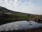 Geghamy mezi vrcholy Učtepe a Aždahak, Arménie
