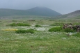 Geghamy severně od vrcholu Aždahak, Arménie