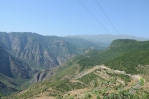 Mezi vesnicemi Halidzor a Tatev - kaňon řeky Vorotan, Arménie