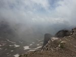 Výhled z jižního vrcholu Aragatsu, Arménie