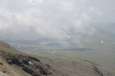 Výhled ze západního vrcholu Aragatsu (cca 4000 m), Arménie