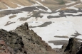 Výhled ze západního vrcholu Aragatsu (cca 4000 m), Arménie