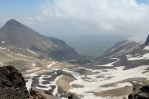 Výstup na západní vrchol Aragatsu (cca 4000 m), Arménie