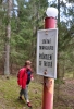 Vrchol Střed (708 m n. m.).