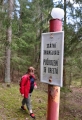 Vrchol Střed (708 m n. m.).