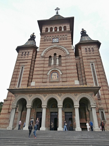 Rumunská pravoslavná katedrála zblízka