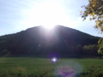 Lipská hora plná slunce.