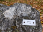 Malé muzeum šumavských hornin pod širým nebem. Průtrž mračen mne od důkladnější prohlídky vyhání. Není to však poprvé, co se zde zastavuji.