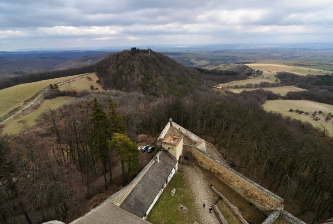 Vrch s kostelem sv. Barbory...