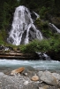 Poslední zastávka v Hohe Tauern je u vodopádu Schleierwasserfall.