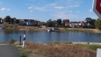 Přívoz-ferry v Rogatz, jediný který na mnou objetých asi 90 km Labe jezdil ... 