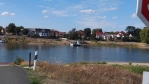 Přívoz-ferry v Rogatz, jediný který na mnou objetých asi 90 km Labe jezdil ... 