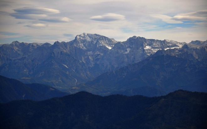 Na Grosser Priel, nejvyšší vrchol krásného pohoří Totes Gebirge, vystoupal syn Lukáš s kámoši před pár týdny.